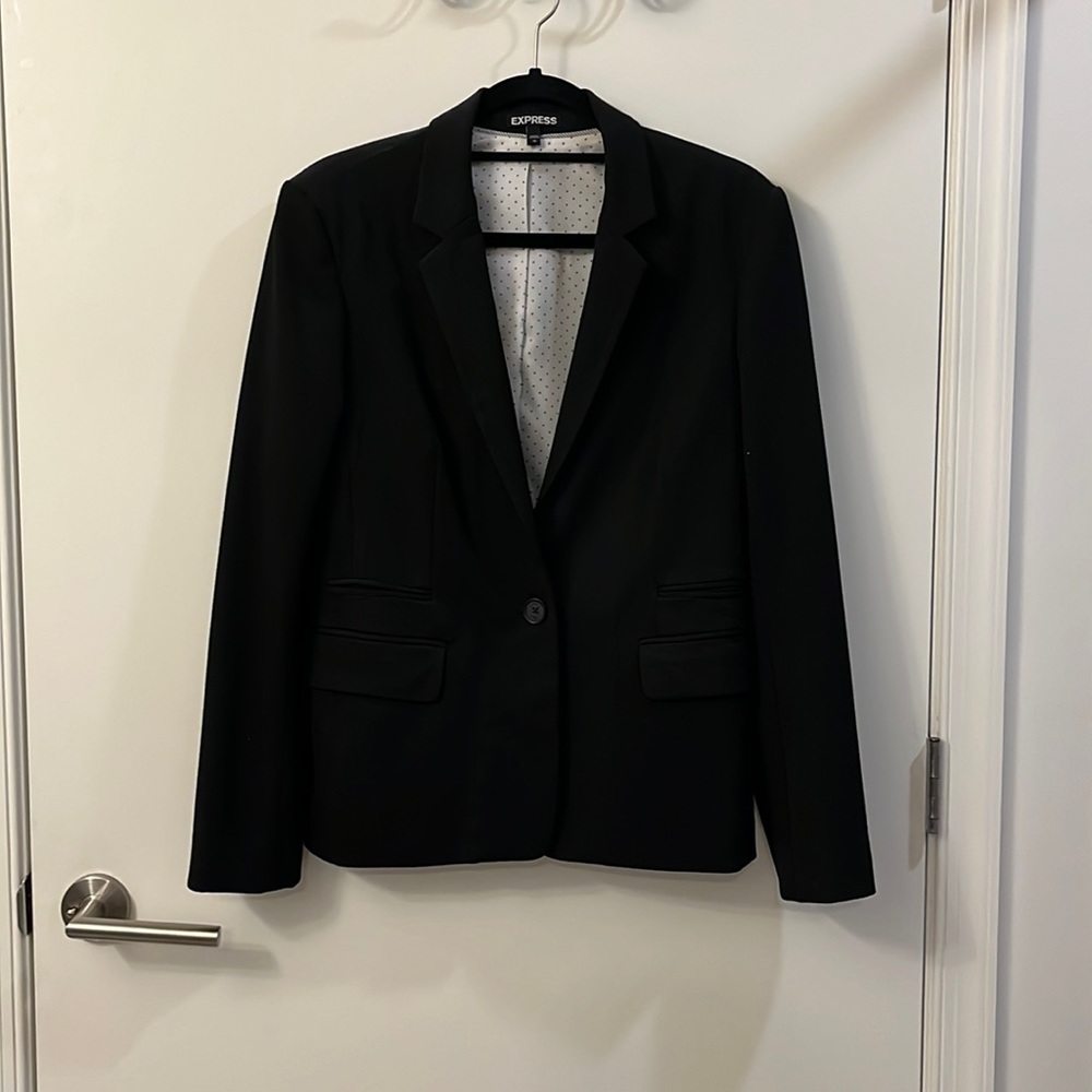 Express business blazer black size 12